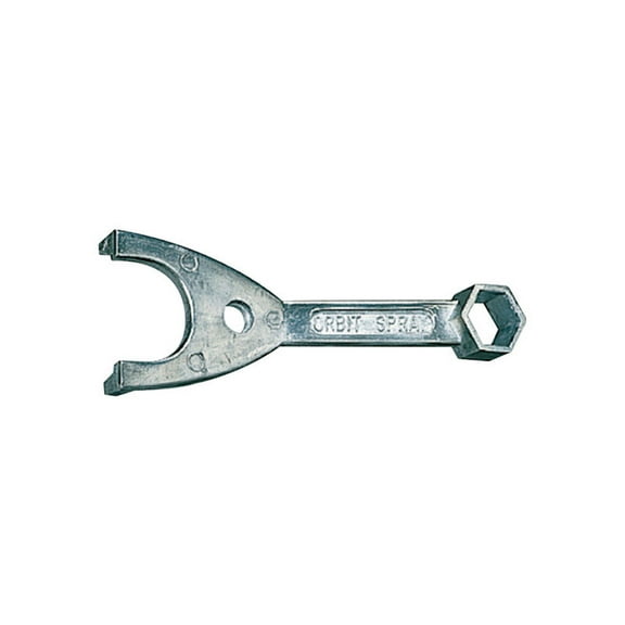 Orbit Underground 53027 Aluminum Head Wrench- 6.25 x 2.38 x 1 in.