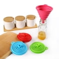 thumbnail image 3 of axGear Silicone Collapsible Funnel Portable Flexible Foldable Kitchen Travel Funnel, 3 of 8