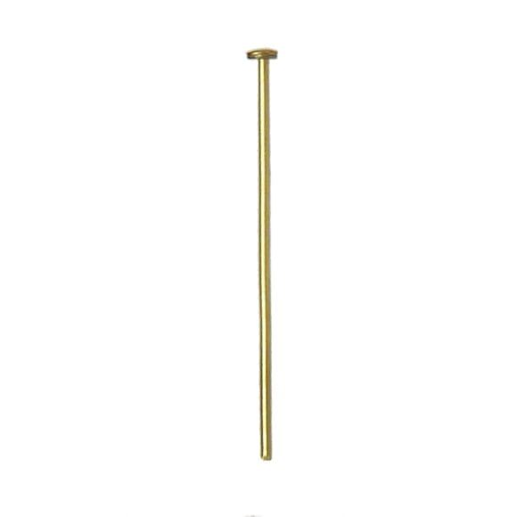 B&P Lamp® 1 1/4 Pouce Finition Laiton Épingles à Prisme, par Once 140 Pcs.