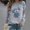 *E-Gray, variant on ClodeEU Women's Y2k Cute Graphic Sweatshirt ,Casual Loose Trendy Sweatshirts Long Sleeve Pullover Tops C-Gray,Womens Plus L
