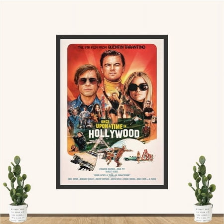 Once Upon a Time in Hollywood (2019) Movie Poster, Poster Wall Art, Personalized gift, Art Print, Home Decor, Art Poster For Gift - No Frame