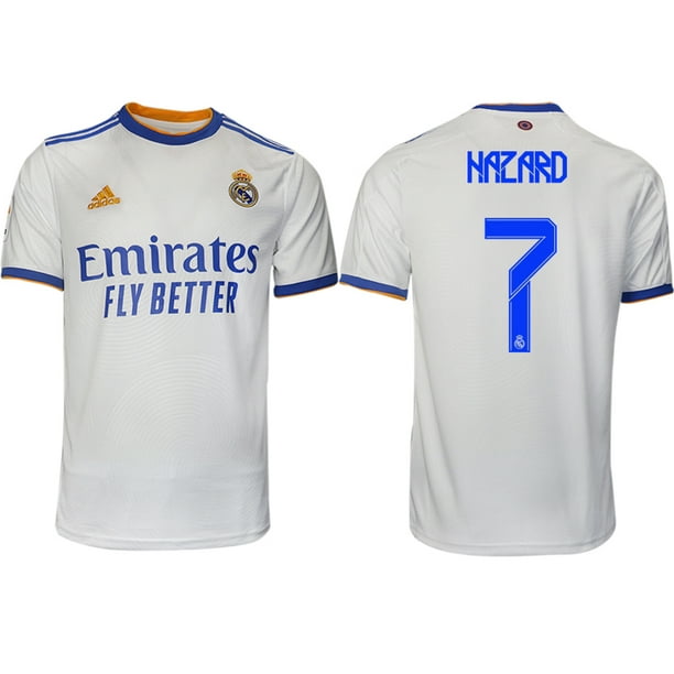 فرن غاز سطحي Men 2021-2022 Club Real Madrid home aaa version white 7 Soccer Jerseys  size:XL فرن غاز سطحي