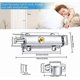 thumbnail image 2 of 2pcs Stainless Steel Door Catch Door Latches + 12 Screws Self-Locking Latch Door Safety Latch Lock Knob for Interior Door Closet Window Bedroom, 2 of 4
