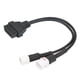 thumbnail image 1 of Adaptador De Diagnóstico, Fácil Operación Rendimiento Estable Antienvejecimiento Resistente Al Desgaste OBD2 A 3 Pines Cable De Diagnóstico De 4 Pines Para Motocicleta ANGGREK Diagnostic Plug Cable, 1 of 8
