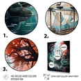 thumbnail image 3 of Designart "Pirate Boat Isle of Illusion Adventure II" Pirate Wall Art Living Room, 3 of 5