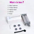 Upgraded Meat Tenderizer & Grinder Attachment for All KitchenAid Stand
