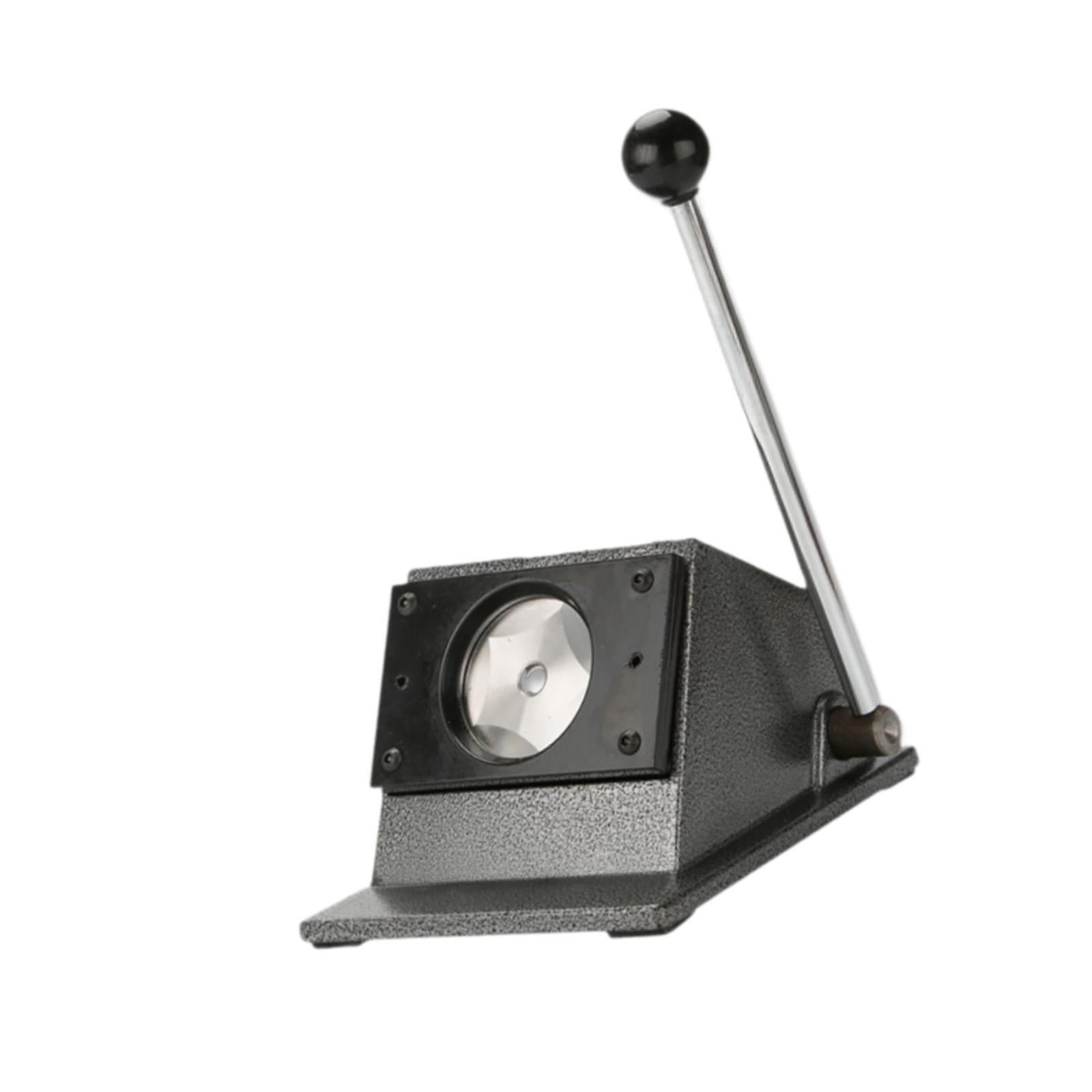 Tachiuwa Graphic Punch Die Cutter DIY Handmade Paper Punch, Button Cutter Punch Making, Manual Button Paper Cutter for PVC Cards 25MM
