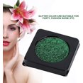 thumbnail image 3 of Eye Shadow Powder, Glitter Single Color Eyeshadow Eyes Pigment Eye Shadow Powder Stage Makeup Cosmetic(01#GREEN), 3 of 8