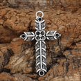 thumbnail image 4 of SHIQI-Nordic Viking Athelstan's Cross Ragnar Amulet Necklace - Double Side, 4 of 4