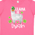 thumbnail image 4 of Inktastic St. Patrick's Day Llama Be Irish with Green Shamrocks Boys or Girls Toddler T-Shirt, 4 of 5