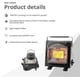 thumbnail image 5 of 2 In 1 Outdoor Portable Butane Heater With Handle Heating Stove Gas Burner For Cooking Barbecue Camping Equipment Accessories, 5 of 5