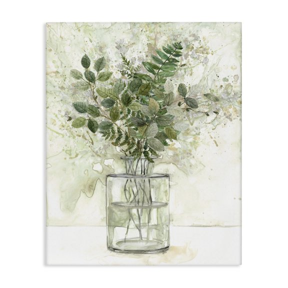 Stupell Industries Contemporary Herb Plant Arrangement Vase Canvas Art, 24 x 30, by Carol Robinson