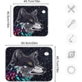 thumbnail image 3 of Wolf Dish Drying Mat, Absorbent Microfiber Pad Protector For Kitchen Counter Top Mat Dish Drainboard 18x24in, 3 of 7