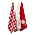 thumbnail image 1 of Design Imports CAMZ11875 DII Père Noël Chef Clause Cuisine, Let It Snow Ensemble de 3 Torchons, 1 of 2