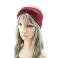 thumbnail image 3 of DPTALR Women Casual Solid Color Yoga Knitting Headband Handmade Sport Hairband, 3 of 4