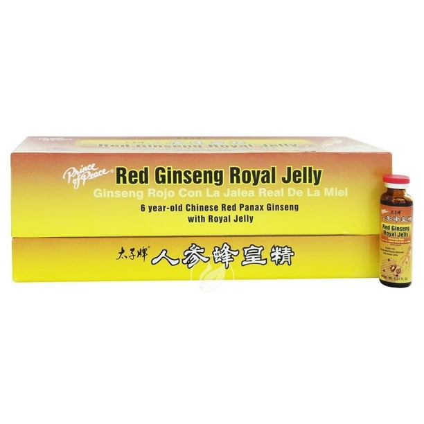 (4 Pack) Prince Of Peace Red Ginseng Royal Jelly 30 Vial