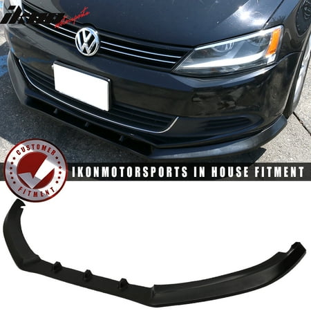Audi Front Spoiler - Fits 11-13 Volkswagen VW Jetta 6 VI MK6 Front Bumper Lip Spoiler - Urethane PU