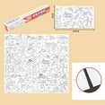 thumbnail image 3 of serony Coloring Paper Roll Colorable 30cmx300cm Rich Patterns DIY Art Drawing Life, 3 of 9