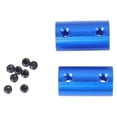 thumbnail image 3 of Aluminum Flexible Shaft Coupler Coupling Bore 3D-Printer Part Blue Stepper Motor 2pcs 6-8mm, 3 of 9