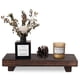 thumbnail image 1 of Bandeja de madera con pedestal, decoración de granja, color marrón oscuro, 30 x 18 cm, 1 of 3