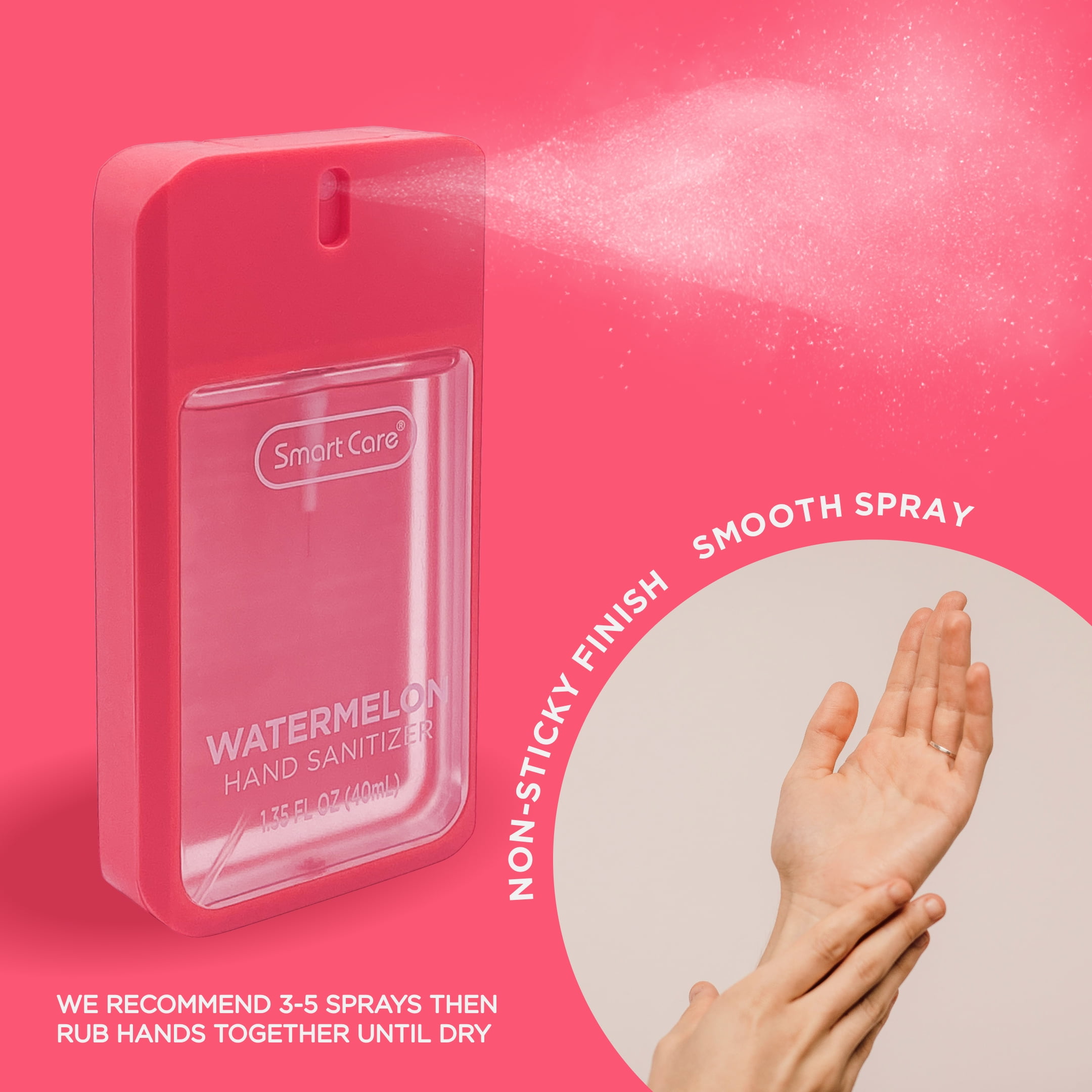 Smart Care Scented Hand Sanitizer Spray, Watermelon, 1.35 fl oz