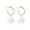 E, variant on Summer Bohemia Seashell Pearl Stud Earrings for Everyday Beachy Accessorizing Ocean Jewelry Accessories for Women