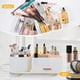 thumbnail image 4 of Organizador de maquillaje Zufudo 3016 con cajón giratorio de 360°, blanco, 4 of 6