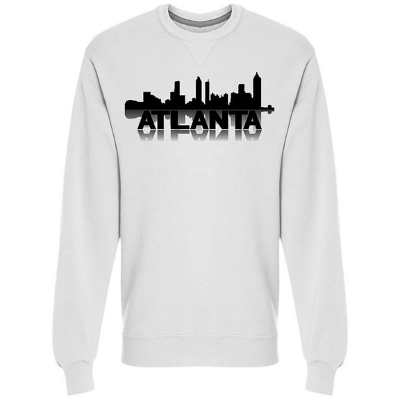 Atlanta Skyline Slogan  Sweatshirt Men -Image by Shutterstock, Male 3X-Large