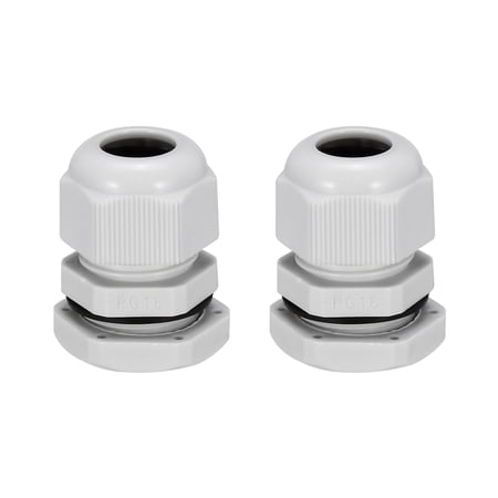 2Pcs PG16 Cable Gland Waterproof Joint Adjustable White for 10mm-13mm Dia Wire price history on PriceWatchPro