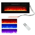 thumbnail image 1 of Giantex 36" Electric Fireplace Insert w/LED Strip Lights,  Fireplace Heater, 1 of 10