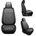 thumbnail image 4 of DIKSOAKR Car Seat Covers for Nissan Maxima 2011-2025: 2 Front Seat Beathable Leather Car Seat Protectors - Gray, 4 of 5