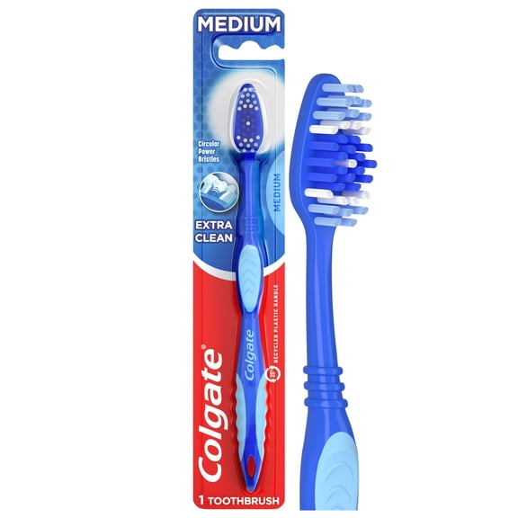 Colgate Extra Clean Full Head Toothbrush, Medium, 1 Ea