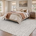 thumbnail image 2 of Area Rug x Rugs for Living Room Bedroom High Low Textu Jacquard Boho Neutral Carpet Non Slip Machine Washable Rug Dining Nursery Living Room Farmhouse Rug, 2 of 7
