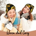 thumbnail image 4 of Kdxio Sunflower (2) Winter Beanie for Men Women Beanie Knit Hat Cuffed Cap Beanie Knit Chunky Snow Cap, 4 of 6