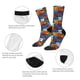 thumbnail image 4 of Fotbe colorful plaid Dinosaur Calcetas Largas con Estampado para Hombre y Mujer – Calcetas de Compresión Transpirables y Elásticas, Viajar y Uso Diario Talla 5-11, 4 of 6