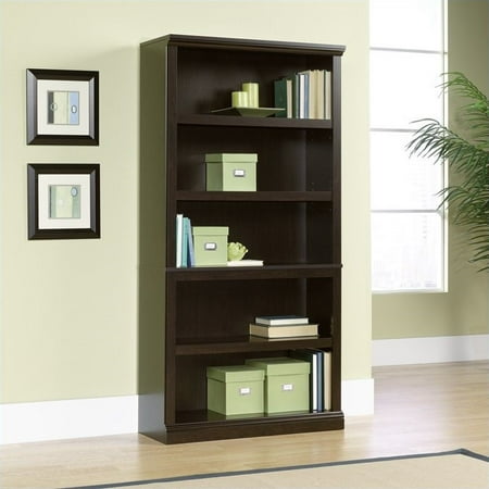 Sauder Select 5 Shelf Bookcase in Jamocha Wood Walmart ...