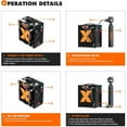 thumbnail image 7 of PCP Air Compressor 4500Psi/30Mpa High Pressure Air Compressor for Paintball/Scuba Tank, Oil-Free & No-noise & Auto-Shut off Air Compressors for Air Rifle/PCP Air-Gun, Powered by 12V DC or 110V-220V AC, 7 of 7