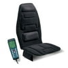 Relaxzen Memory Foam Seat Cushion Massager with Heat & Lumbar Support