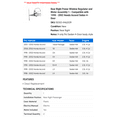 thumbnail image 2 of Rear Right Power Window Regulator and Motor Assembly 1 - Compatible with 1998 - 2002 Honda Accord Sedan 4-Door 1999 2000 2001, 2 of 2