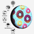 thumbnail image 6 of Kll Donuts Tire Cover,Universal Wheel Tire Cover For Trailer, Rv, Suv, Truck,Camper And Many Vehicle,(14 Inch), 6 of 7