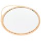 thumbnail image 2 of Rattan Woven Mirror with High Definition Glass for Home Use Silver Color 20 Inch Diameter, 2 of 4