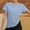 Blue, variant on Workout Tops For Women UPF50+ Breathable Loose Fit Yoga T Shirts Short Sleeve Running Gym Athletic Tee Top Loose Fit Top Women Workout Tees Top Small Women Weightlifting Long Sleeve Shirts Womens