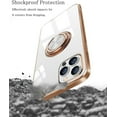 thumbnail image 6 of Compatible with iPhone 14 Pro Max Case with Ring Holder Silicone Protective Cover Magnetic Kickstand Shockproof Folding iPhone14 ProMax Case Soft TPU Bumper, 6 of 18