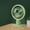 Green_Free Size, variant on Gnmfd USB Desk Fan with Night Light 3 Speed Portable Mini Fan Table Fan Plug In Power Strong Wind Quiet Personal Fan for Home Office Travel LED Lights for Bedroom Room Decor