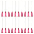 thumbnail image 1 of 25 agujas de dispensación, 52 piezas de 1.5 pulgadas, agujas de dispensación de punta roma industrial con bloqueo Luer para rellenar tintas líquidas, adhesivos, aceites, rojo, 1 of 7