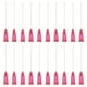 thumbnail image 1 of 25 agujas de dispensación, 52 piezas de 1.5 pulgadas, agujas de dispensación de punta roma industrial con bloqueo Luer para rellenar tintas líquidas, adhesivos, aceites, rojo, 1 of 7