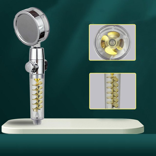 Cabezal de de hélice de de ahorro de agua Cabezales de de alta presión Cabezal de de baño con y soporte Rotación Oro Colco Cabezales de ducha