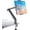 up to 15.6", variant on Adjustable Portable  Stand 15.6" - 360? Rotating Base Tall Tablet Desk Arm Holder Stand for iPad Air/Pro/Mini Swivel Flexible Clamp Mount Soporte para Tablet/ Portatil/Ereader
