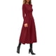 thumbnail image 3 of Vestido Midi Burdeos de Manga Larga y Corte A PRETTYGARDEN Talla M, 3 of 8
