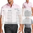 thumbnail image 4 of Plus Size Big & Tall, Men's Slim Stretch Shirt Casual Solid Color Tee Quick Dry Business Thin Button Down Relaxed Fit Breathable Summer Gym Golf Daily Work Streetwear | TOPLIU,Pink 5XL, 4 of 6
